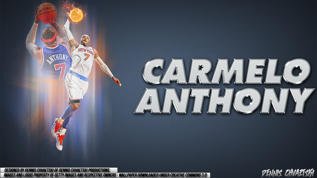 Carmelo Anthony Knicks NBA HD Wallpaper - Streetball