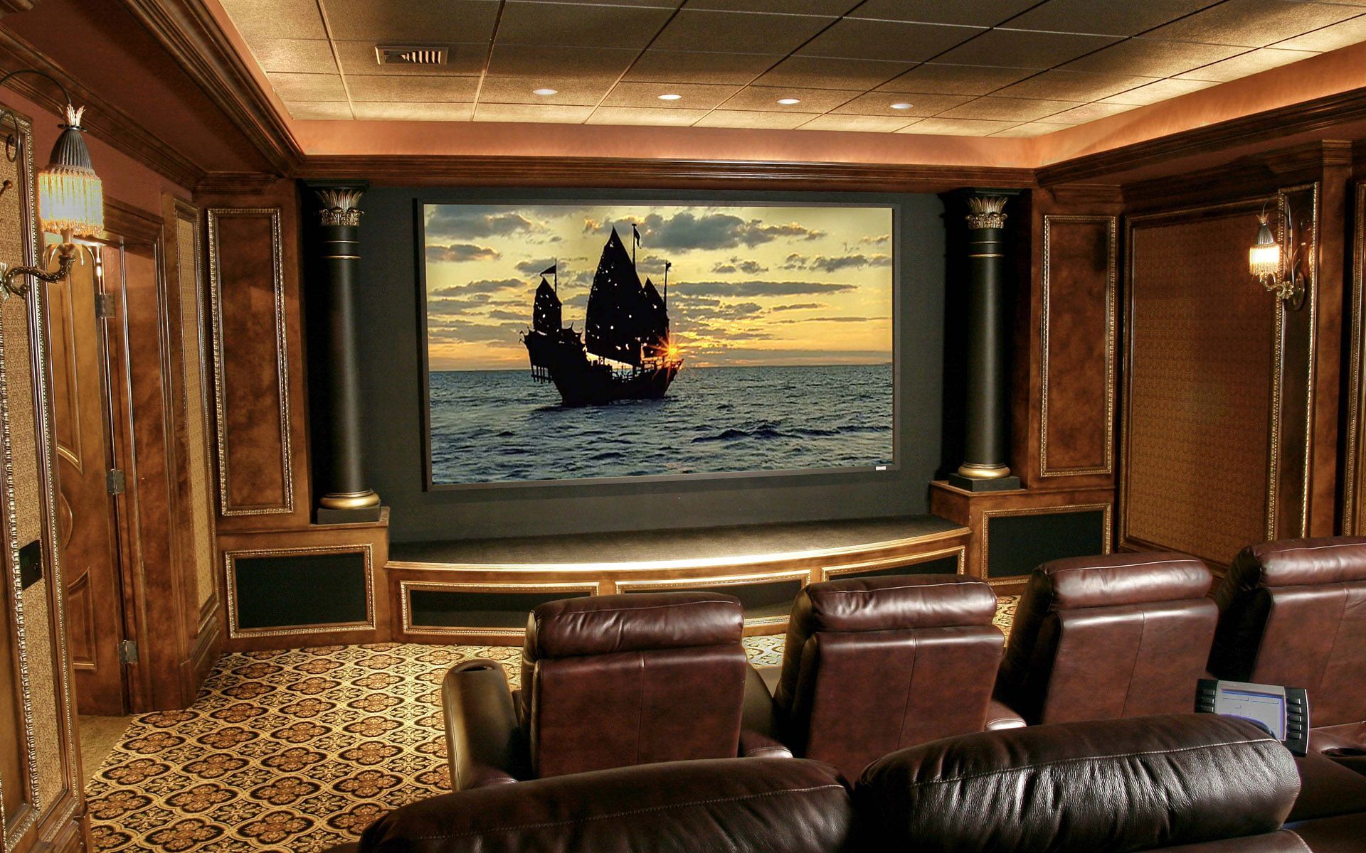 Professional home theater, space, 1920x1200 HD Wallpaper and FREE