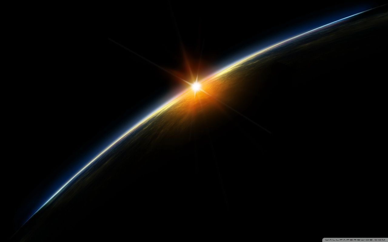 Sunrise In Space HD desktop wallpaper : Widescreen : High ...