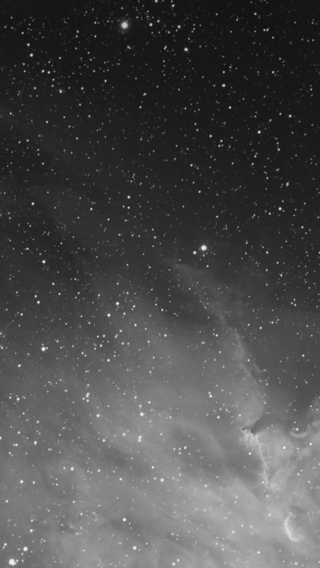 Black White Space iPhone 5 Wallpaper (640x1136)
