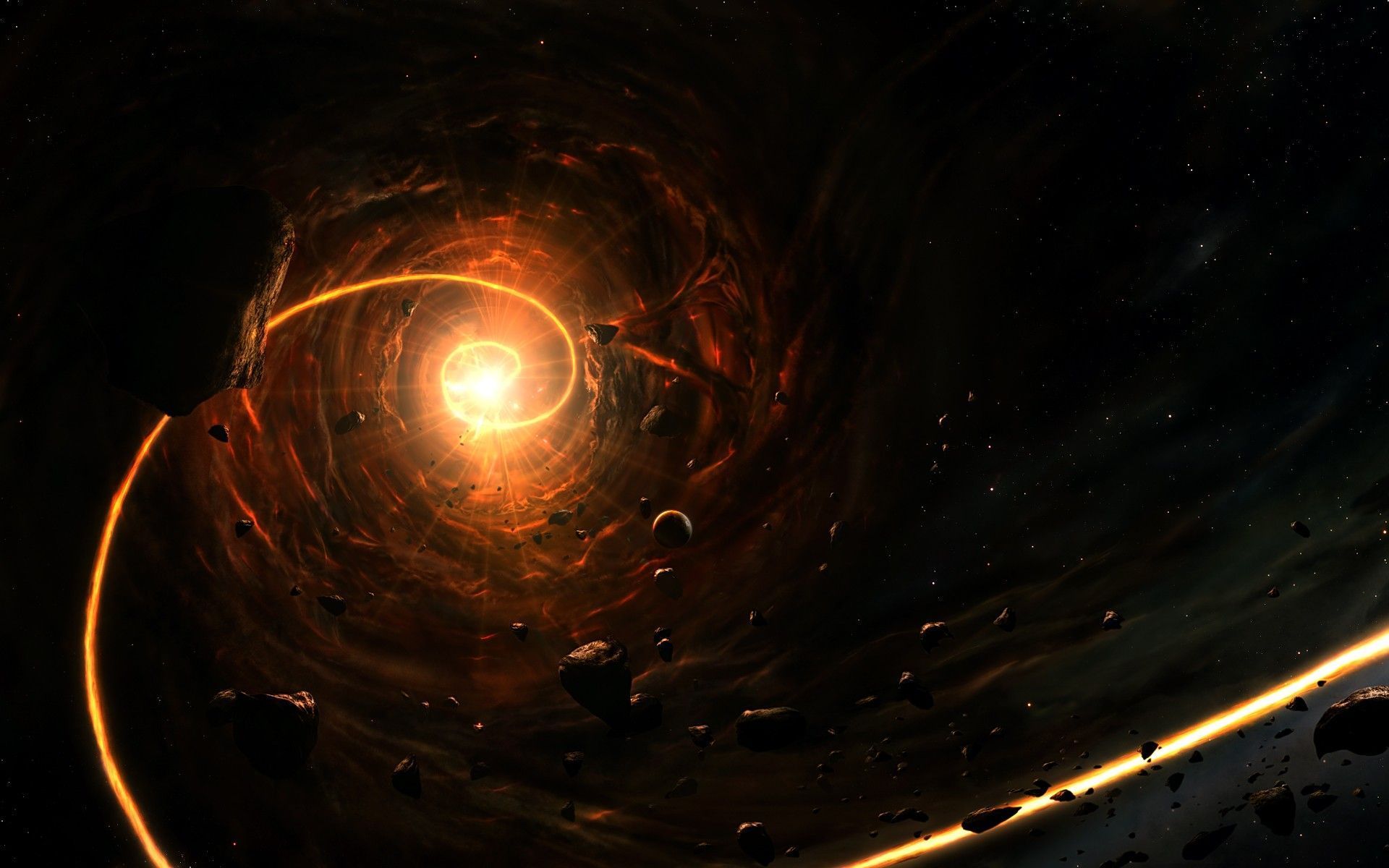Real Black Hole In Space Wallpaper - Pics about space