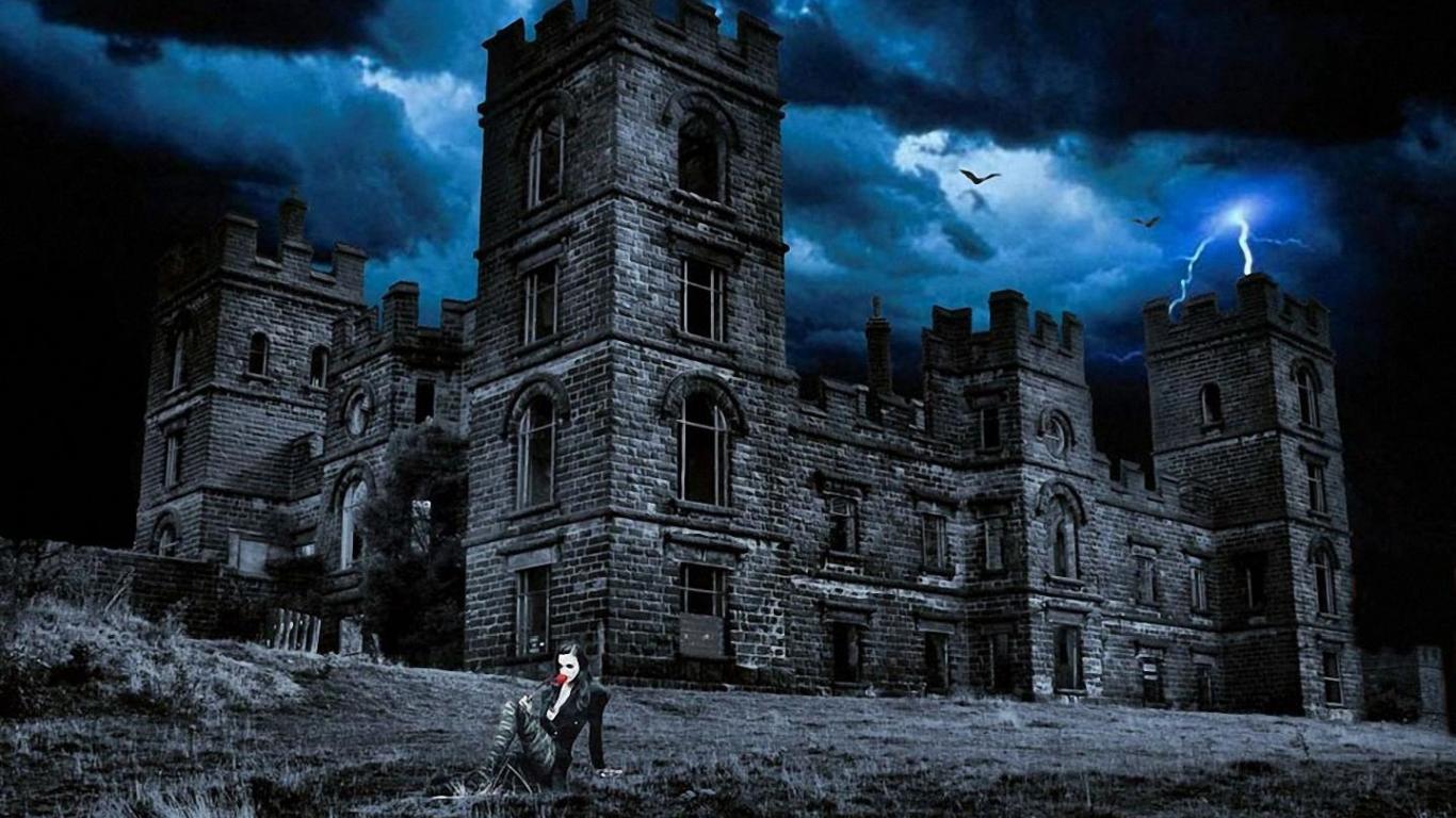 Wallpapers Fantasy Castles Dark Castle Enchanted Hd Inhq With ...