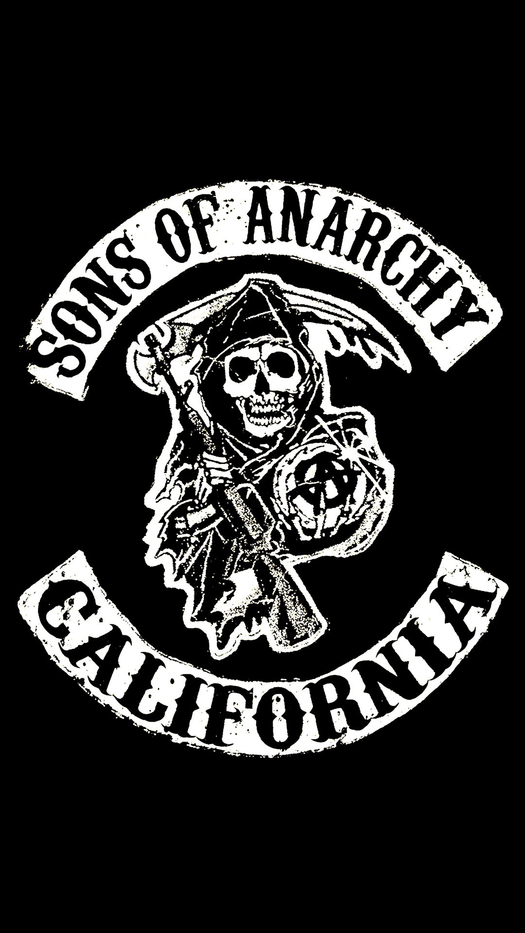 Sons Of Anarchy Reaper Logo Android Wallpaper free download