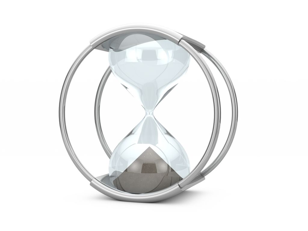 Round Glass Sand Clock Protium Design