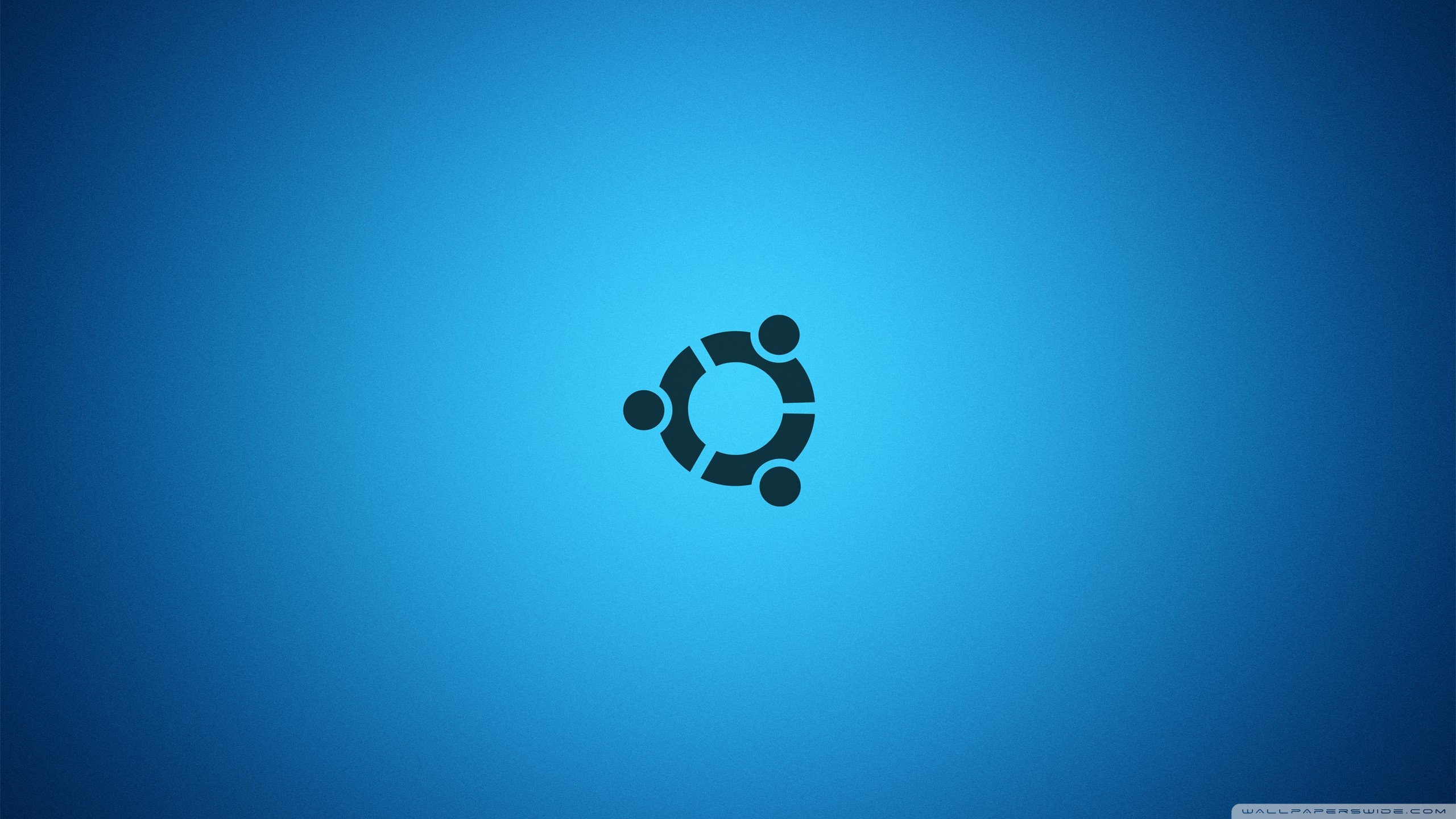 Ubuntu desktop blue HD desktop wallpaper : Mobile : Dual Monitor
