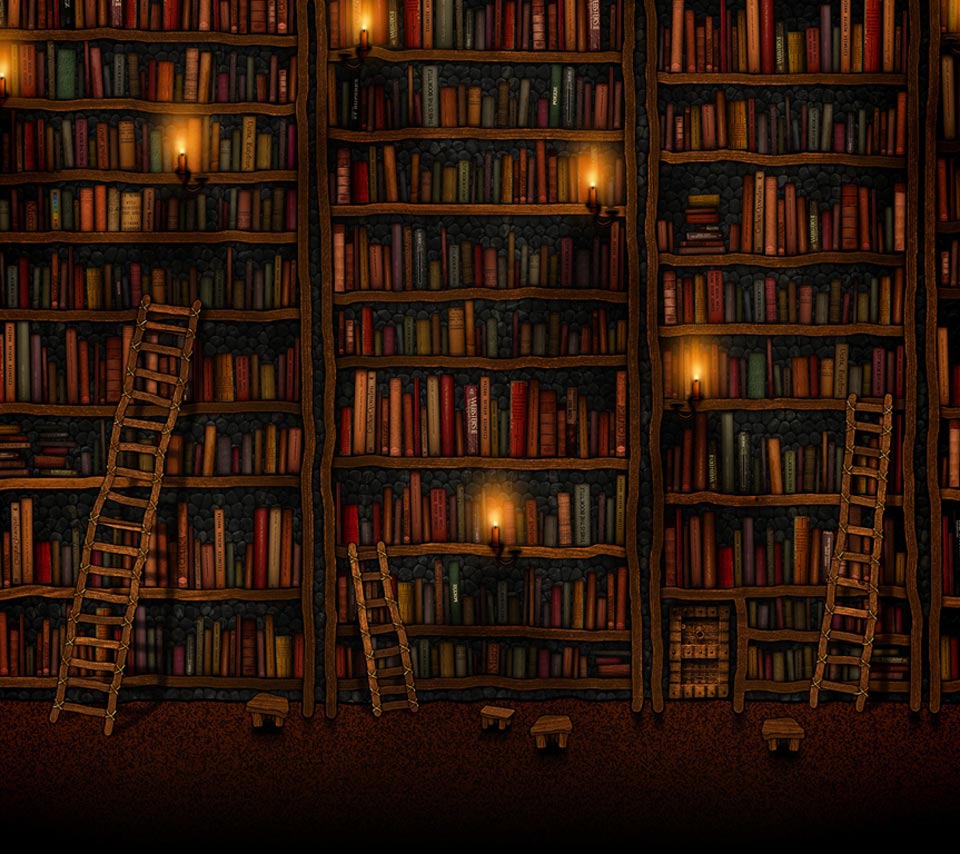 Book Shelf - Flikie Wallpapers