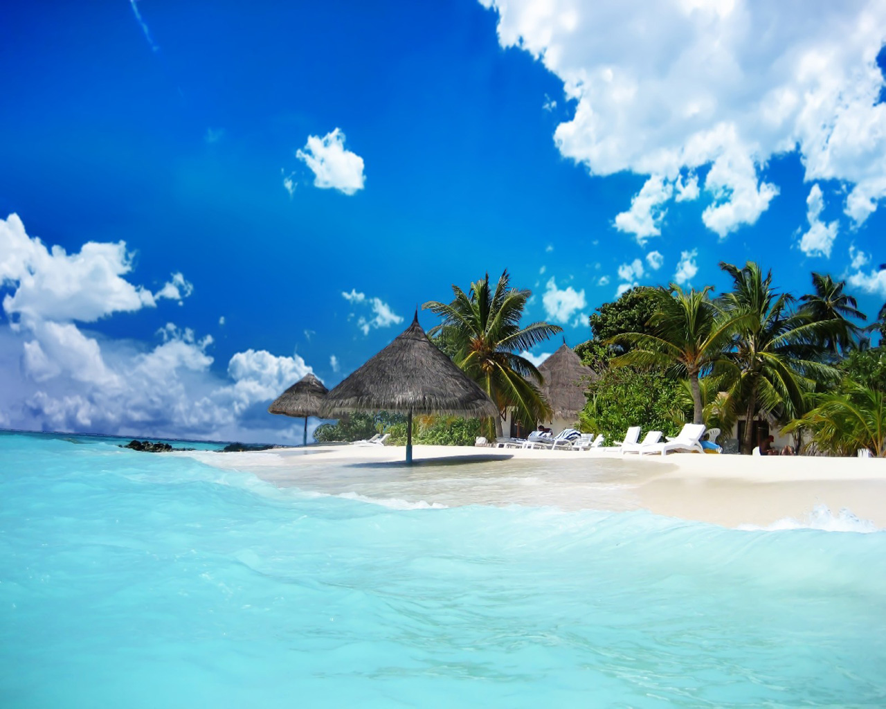 Download the Beautiful Beach Resort Wallpaper, Beautiful Beach ...