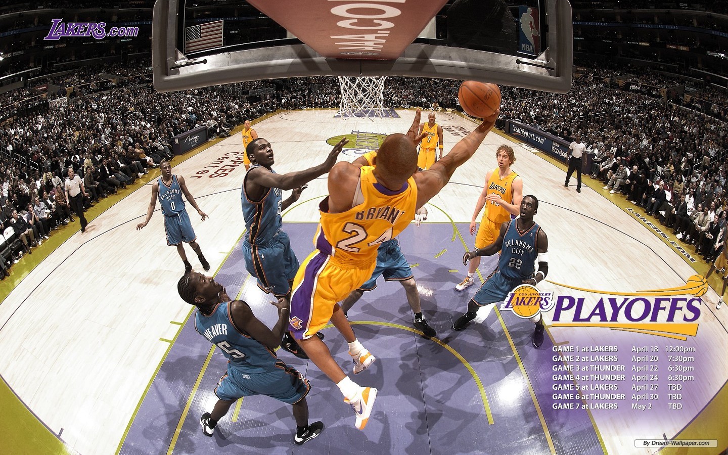 Free Wallpaper - Free Sport wallpaper - Lakers 2010 NBA Champions ...