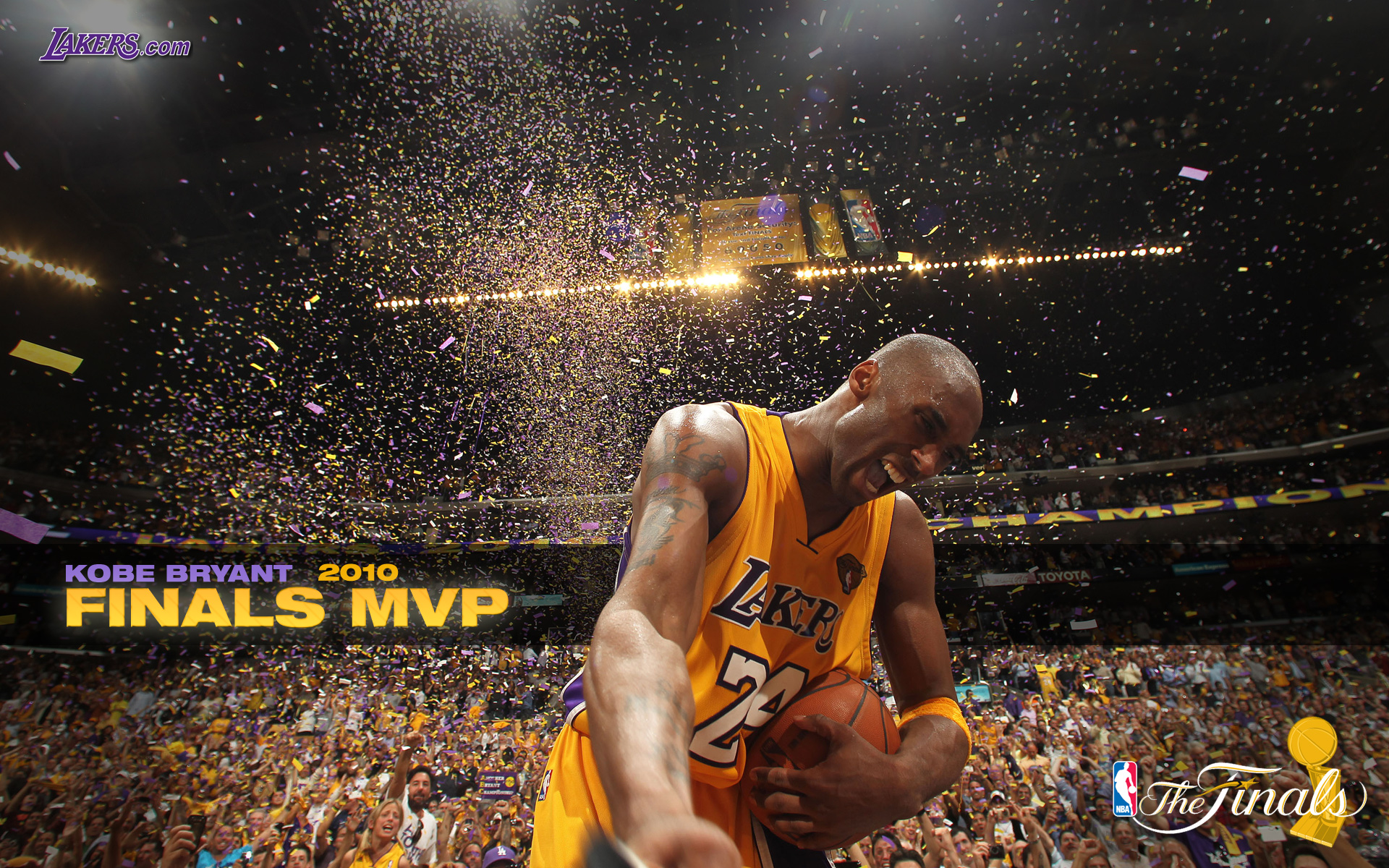 Los Angeles Lakers Mr. MVP Desktop Background HD 1920x1200 ...
