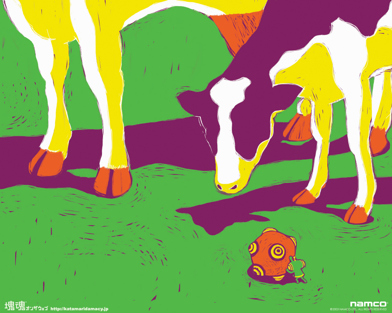 Download Cows Katamari Wallpaper 1280x1024 | Wallpoper #285152