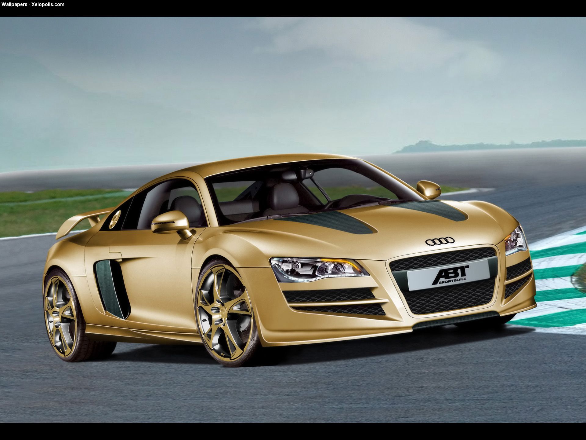 Awesome Audi R8 Gold Desktop Image Wallpapers #8242 Wallpaper ...