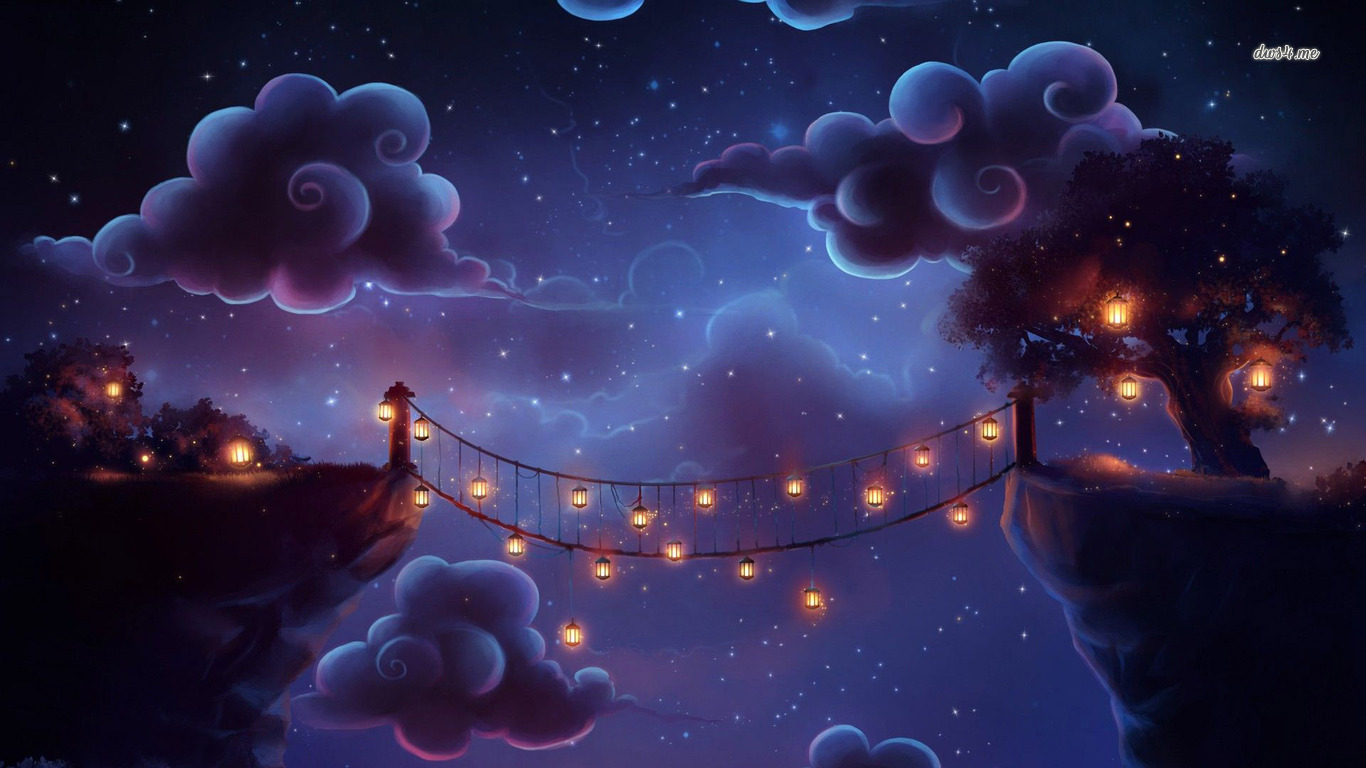 Fairy tale like bridge wallpaper - Artistic wallpapers -
