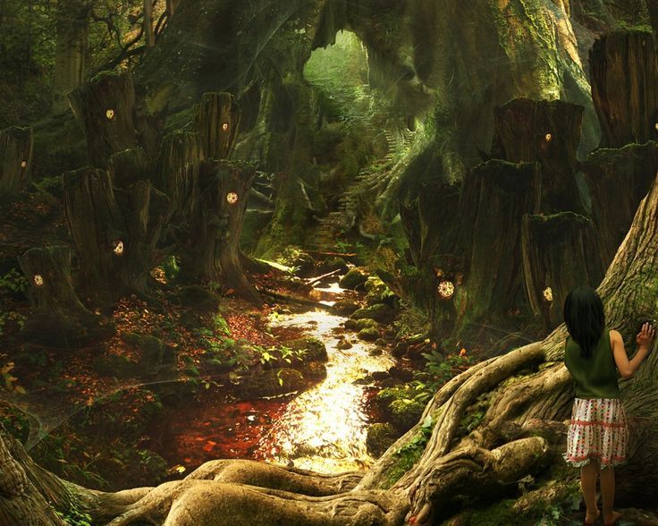 Fairy Forest Wallpaper | Fairy Tale Forest Desktop wallpapers ...
