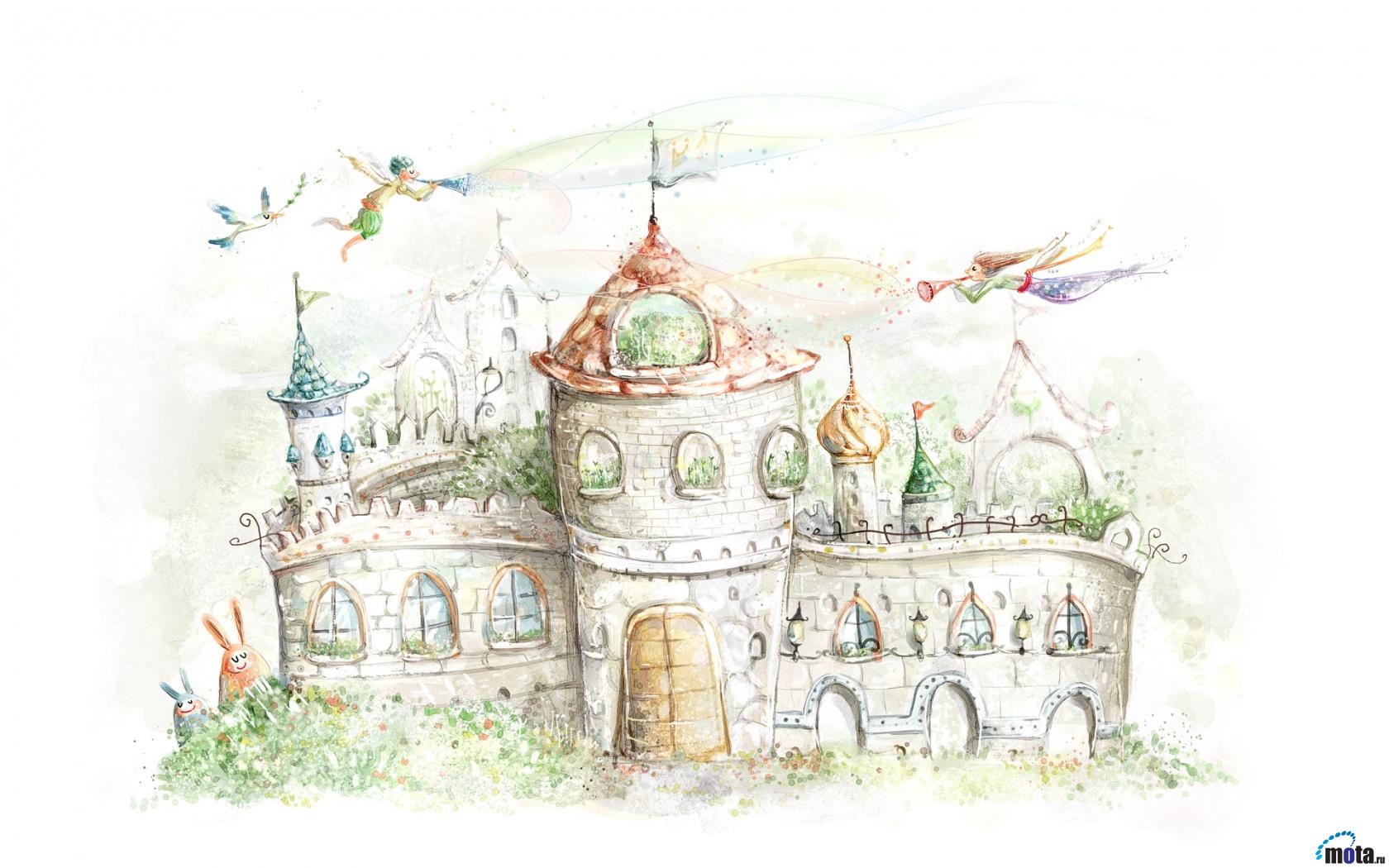 Download Wallpaper Fairytale castle (1680 x 1050 widescreen ...