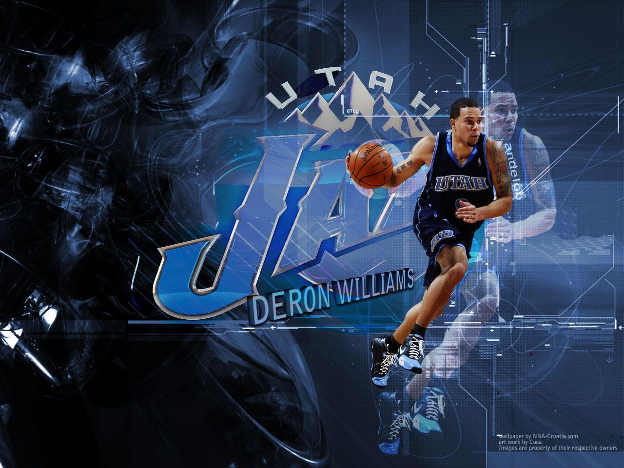 Deron Williams Utah Jazz Wallpaper | Basketball Wallpapers at ...