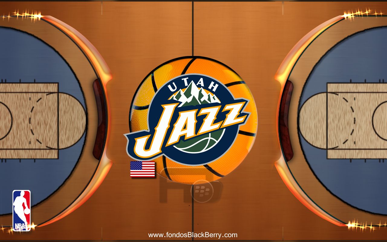 Nba Utah Jazz Logo Free Blackberry Wallpaper My Blackberry Net ...