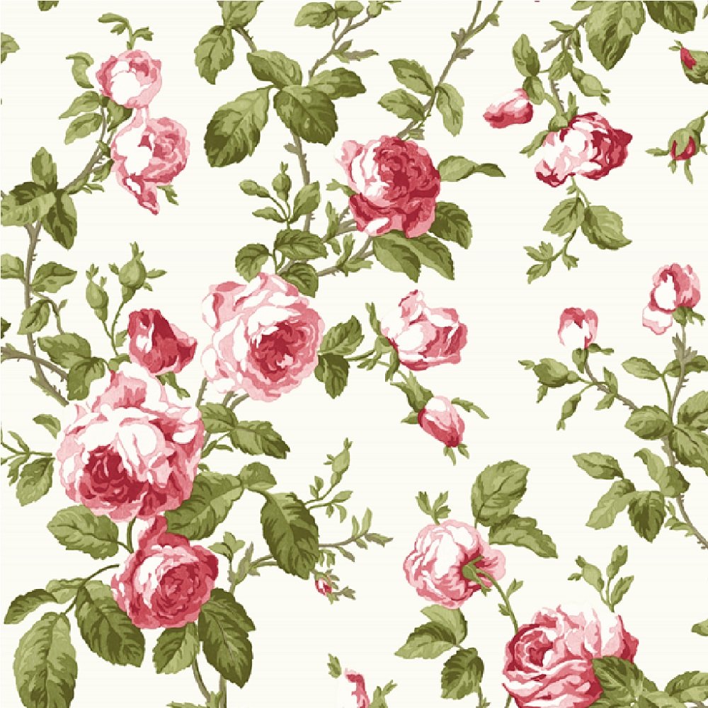 Floral print wallpaper QB