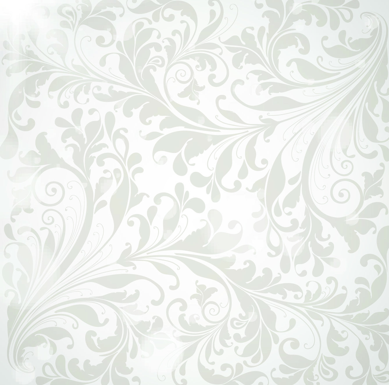 Floral wallpaper vector Free Vector / 4Vector
