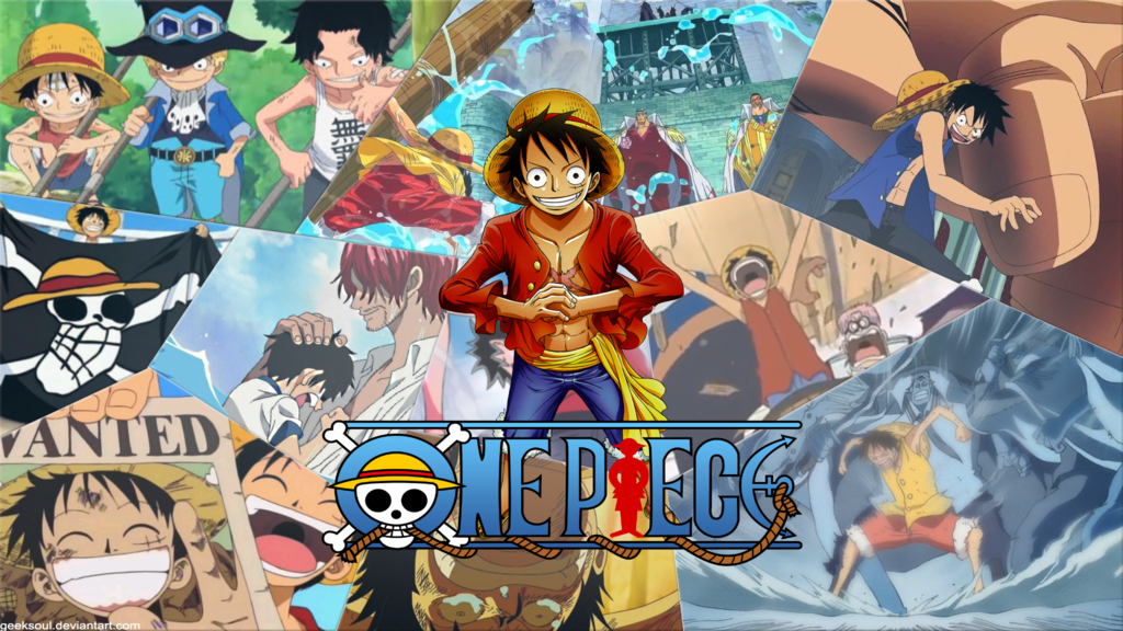 One Piece HD Wallpaper: Luffy by GeekSoul on DeviantArt