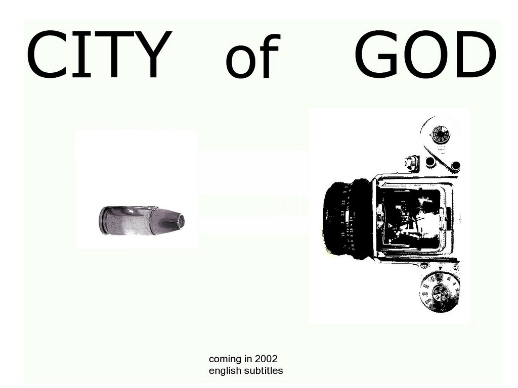 City of God minimalist poster | Flickr - Photo Sharing!