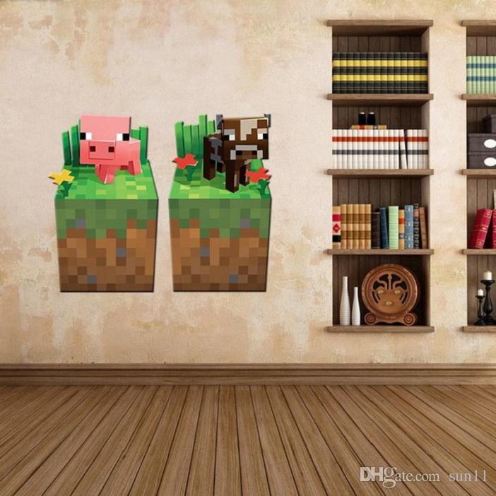 Screensavers Wallpapers In Stock 3d Walls Minecraft Pig And Crow