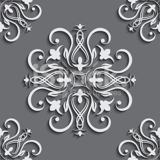 Seamless wallpapers in the style of Baroque . Can be used stock