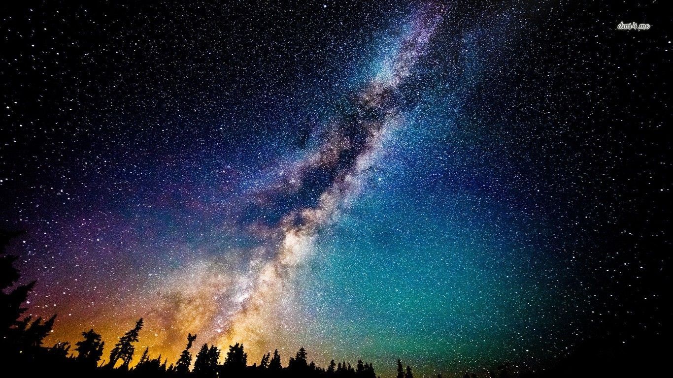 Milky Way Wallpaper 1366x768 Wallpaper