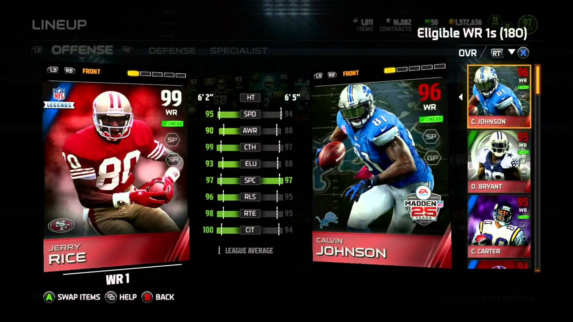 Madden 15 Ultimate Team::We got BOTH 99 Jerry Rice AND 99 Lawrence ...