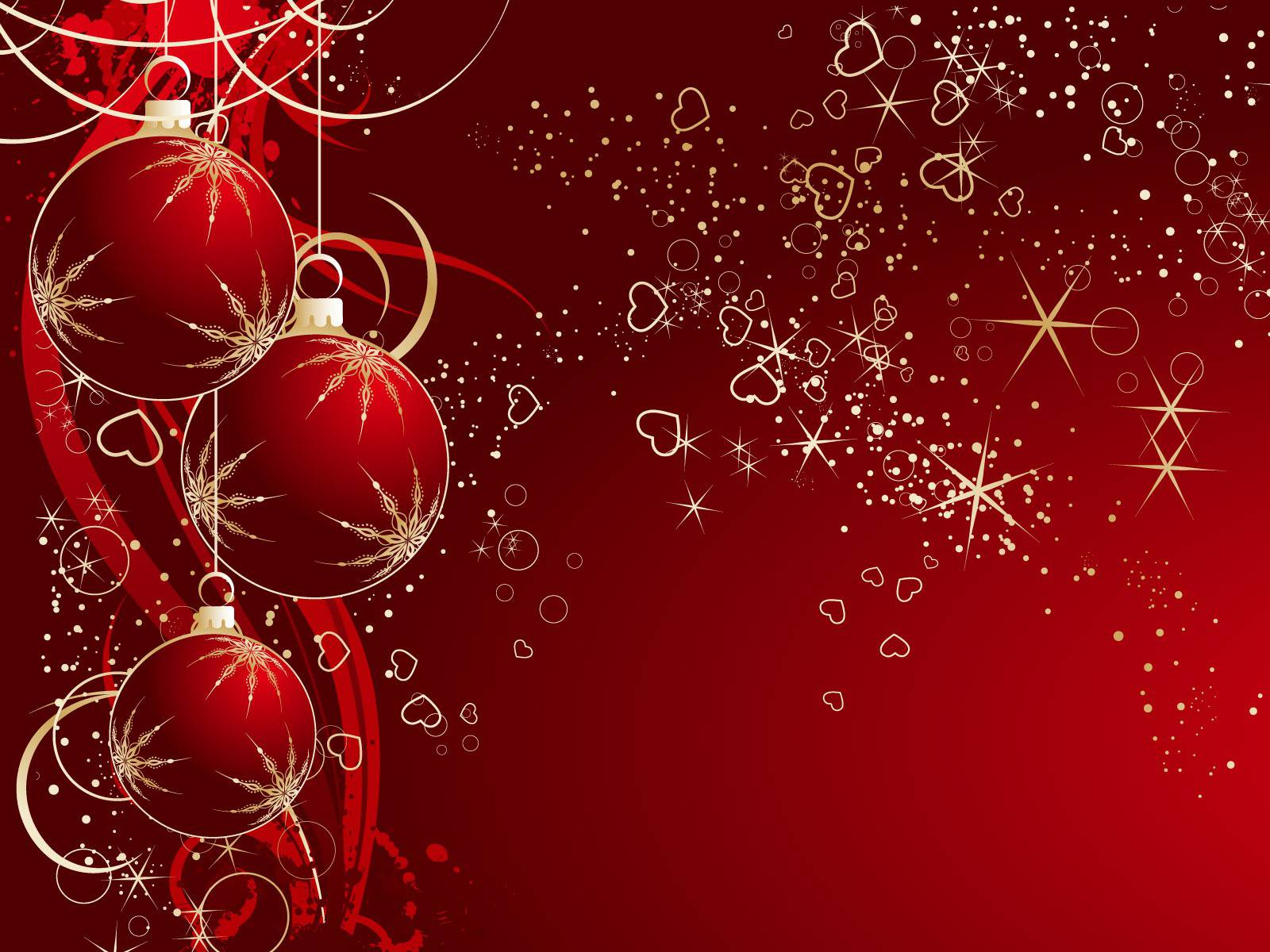 Christmas, Wallpaper, In, Red, Color, Wide, High, Resolution