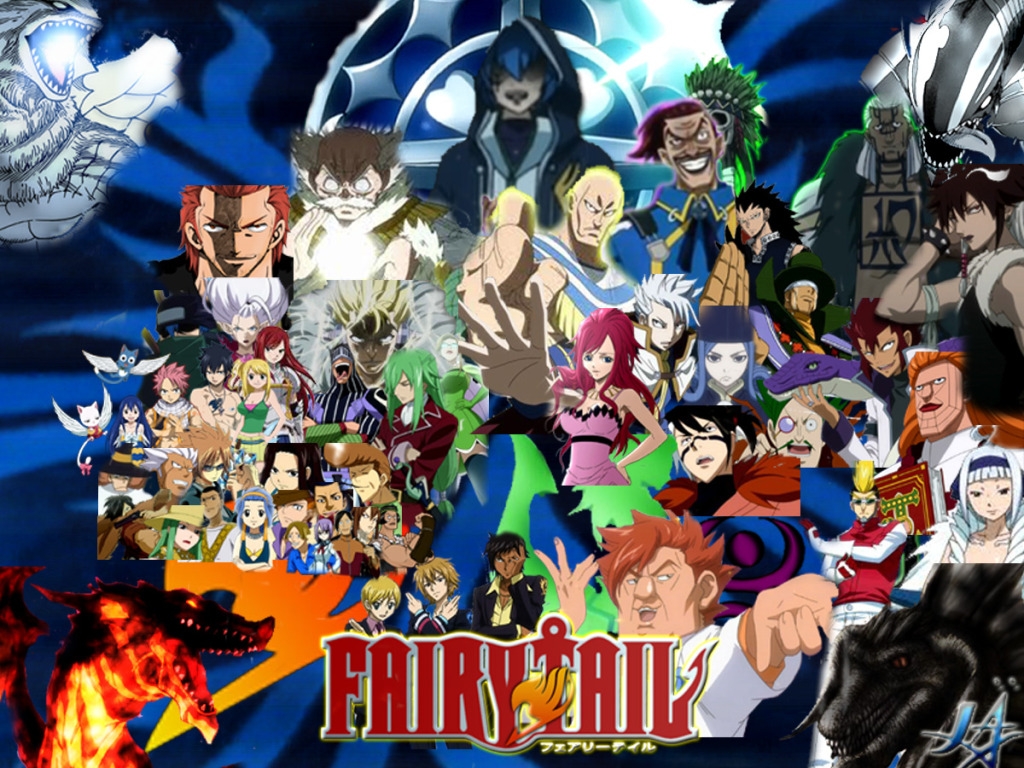 Wallpapers Fairy Tail Erza And Mirajane Full Throttle Girl ...