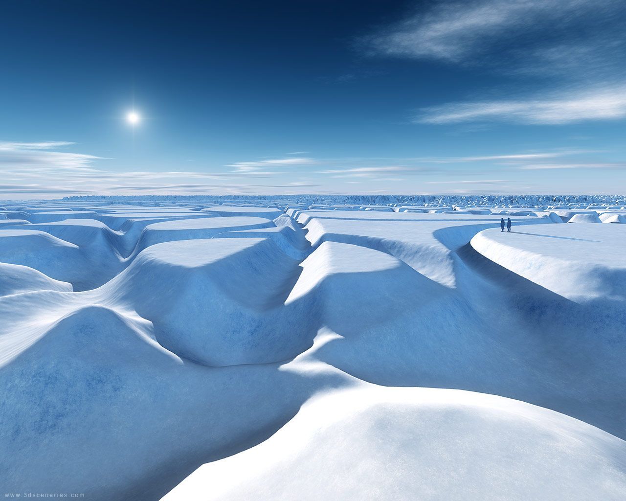 Northpole - Wallpapers auf www.3dsceneries.com