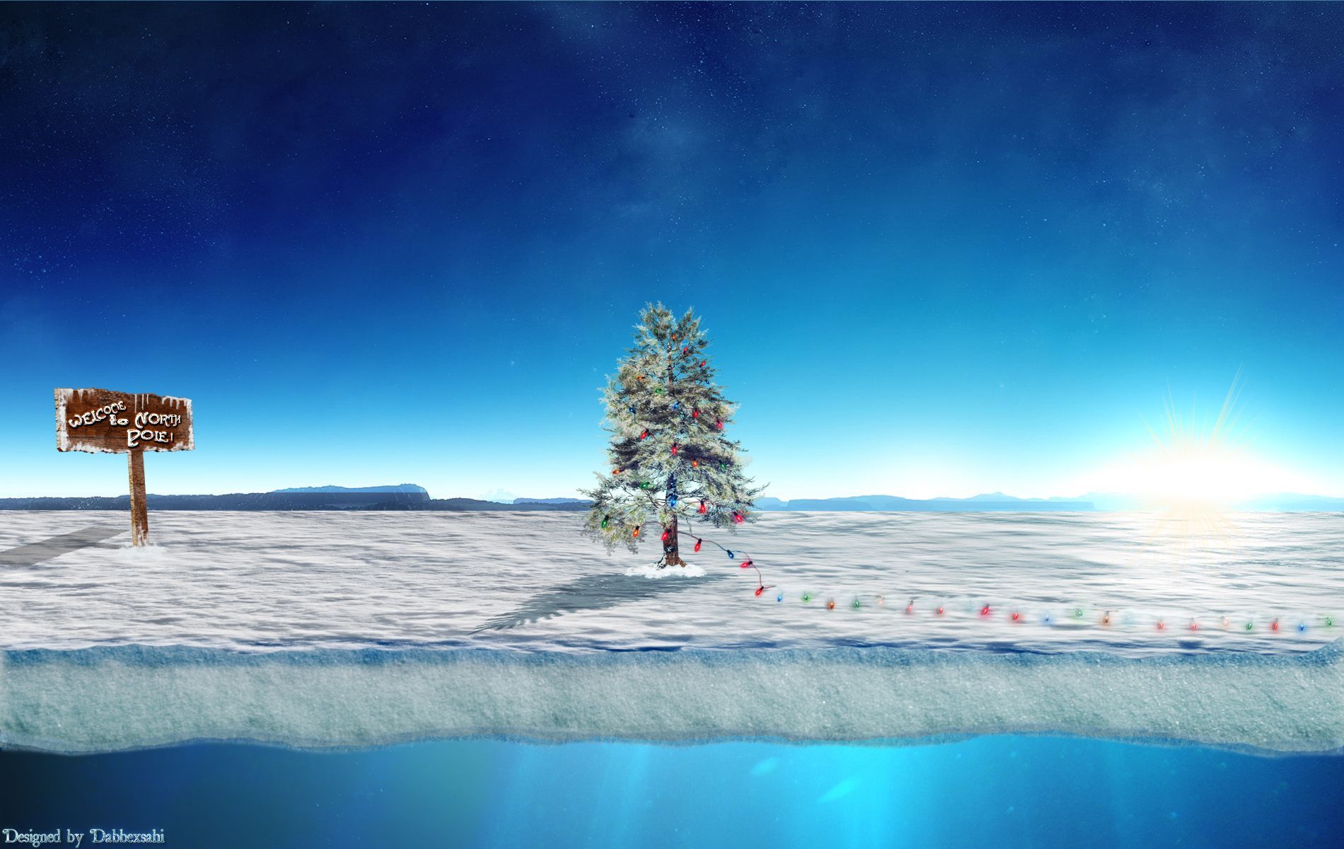 North pole xmas tree by dabbexsahi by dabbex30 on DeviantArt