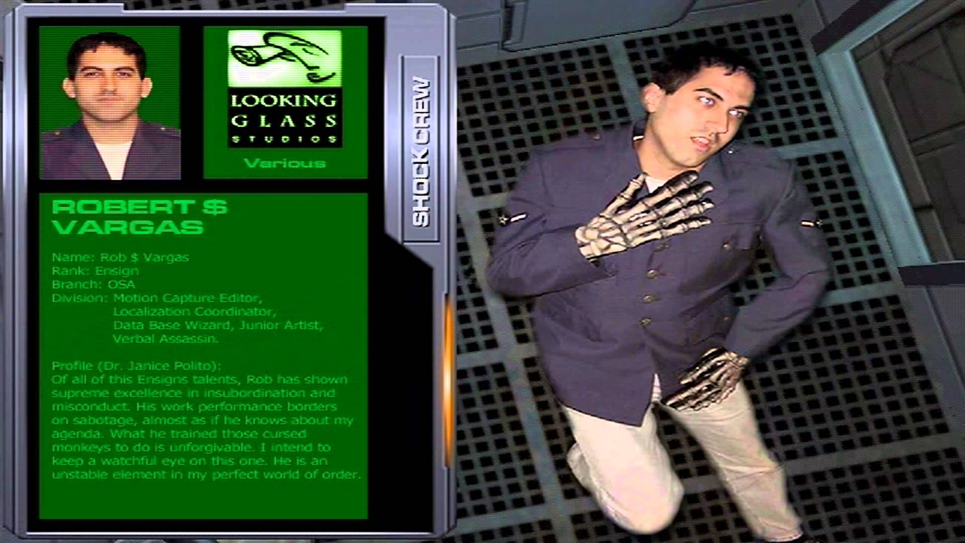 System Shock 2 CGI Credits in HD! - YouTube