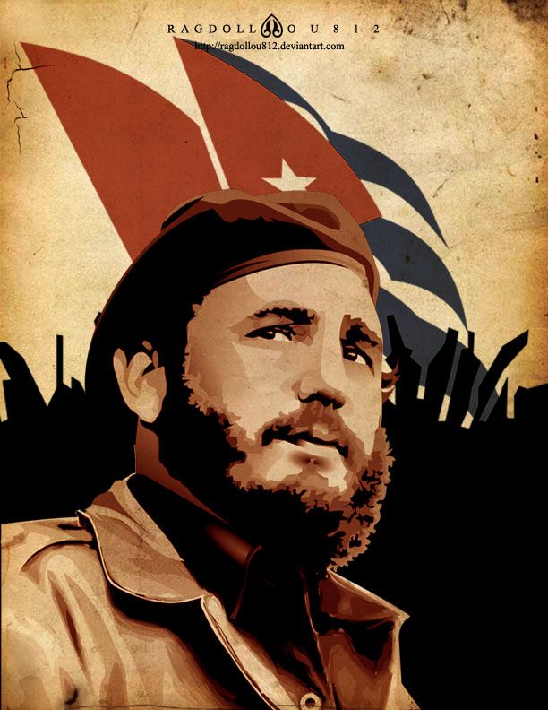 Fidel Castro by Sophia Mejia
