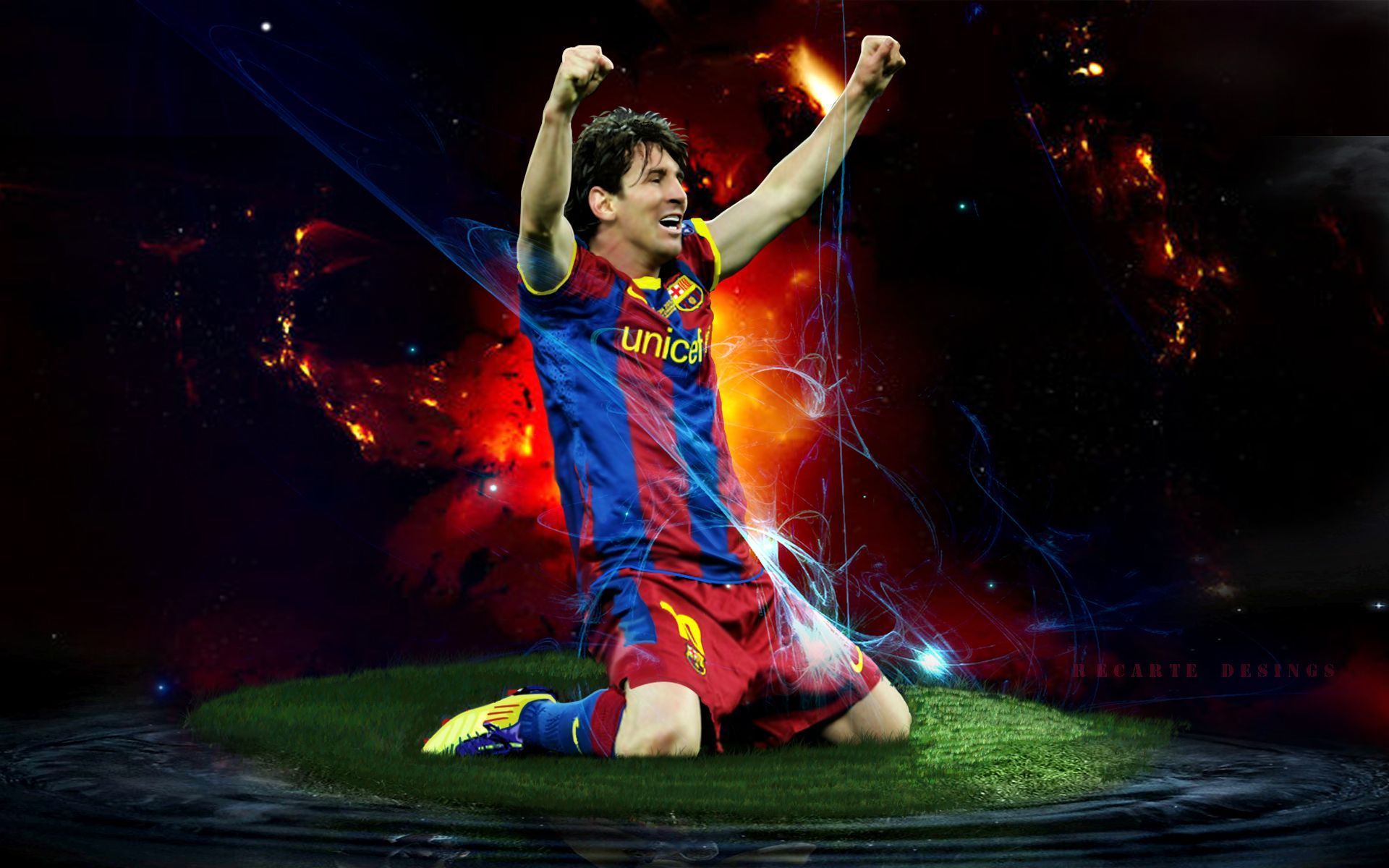 Lionel Messi desktop wallpapers - Plays in Barcelona Spain