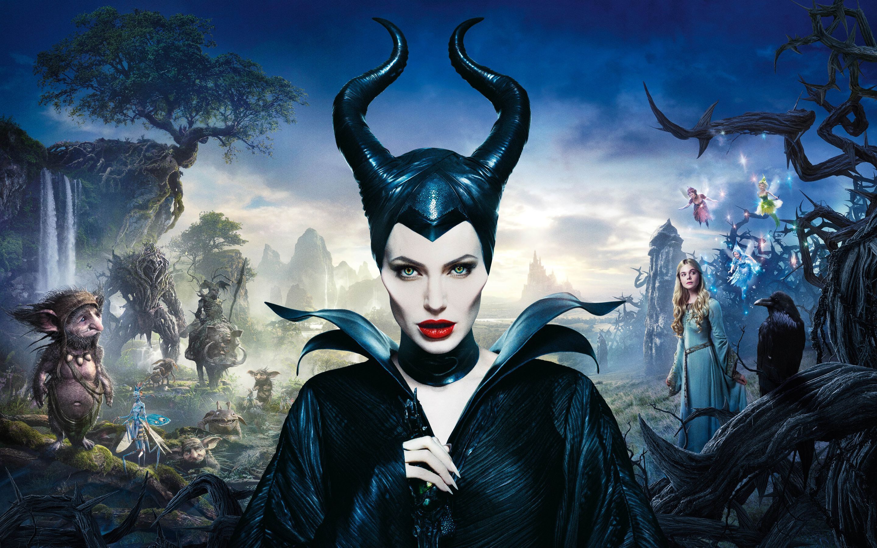Angelina Jolie in Maleficent Wallpapers HD Backgrounds