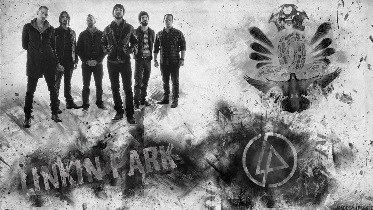 Linkin Park Black and White Hd Wallpaper | Free High Definition ...