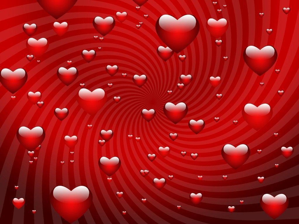 VALENTINE wallpapers - Red Valentine Hearts wallpaper