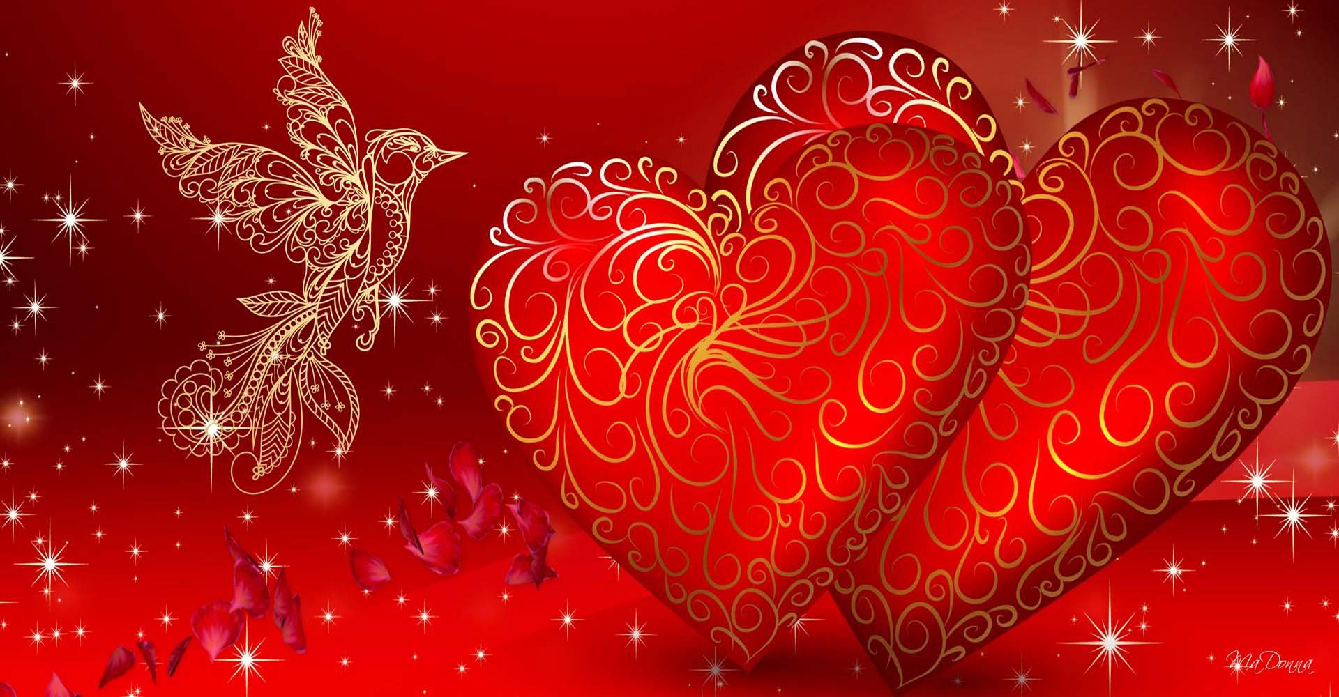 Stunning 11 Valentine's Day Love Hearts Wallpapers HD