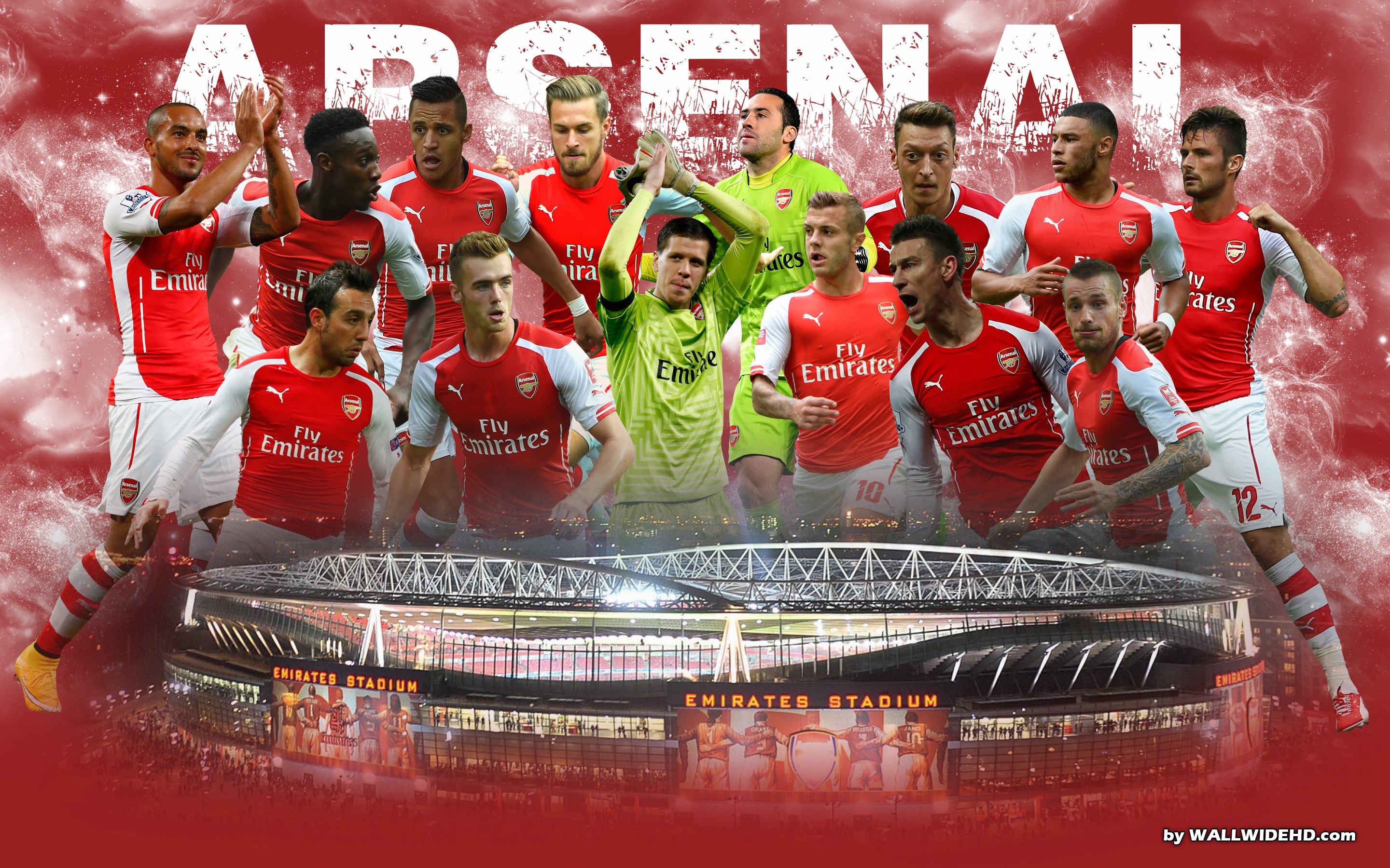 2015 Arsenal FC Football Team HD Wallpaper free desktop ...