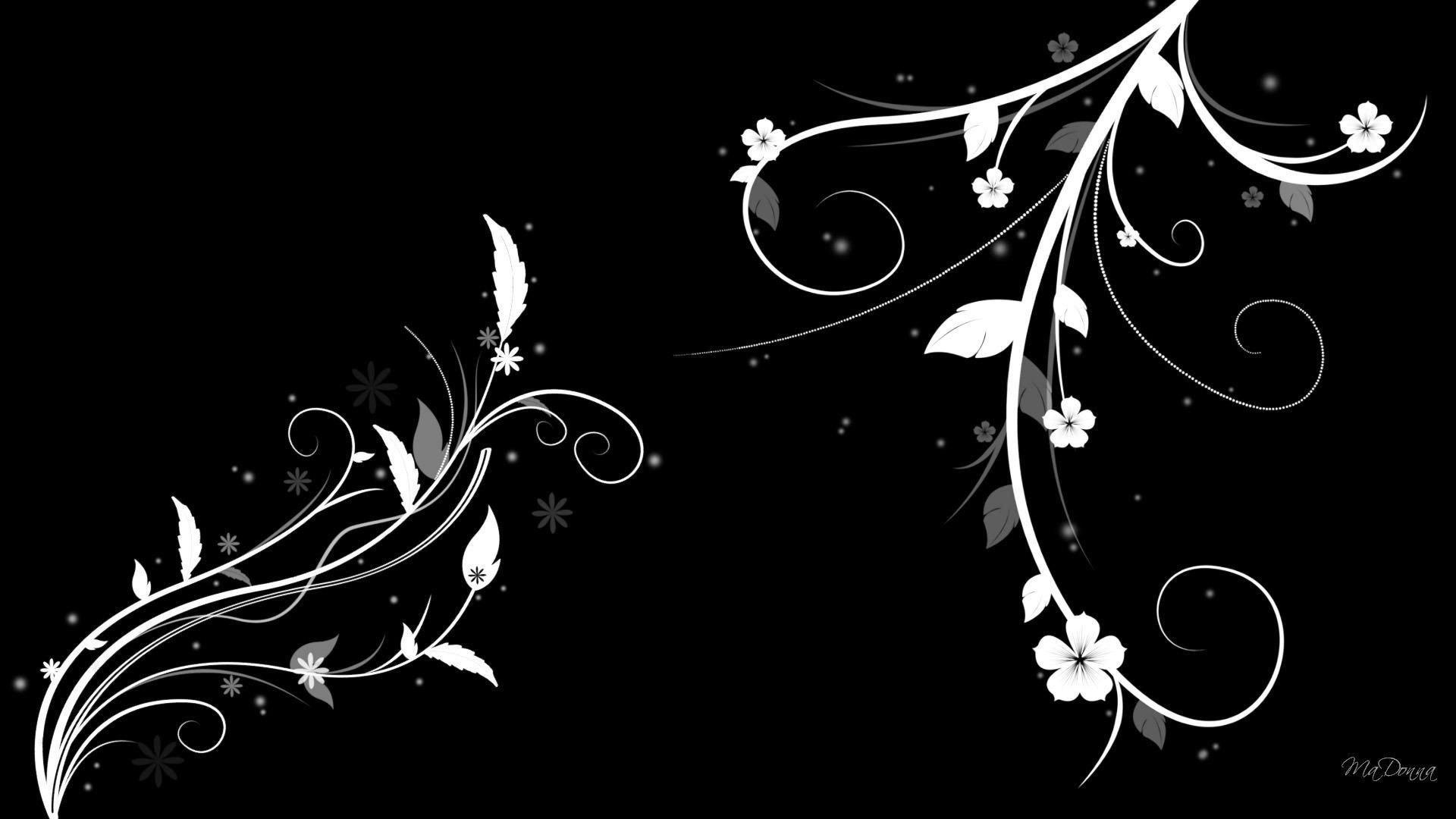 Black And White Flowers Wallpapers HD | Wallpapers, Backgrounds ...