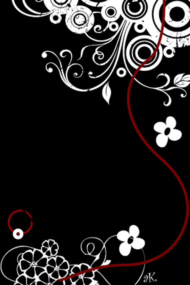 HD Flower Wallpaper Free: Black Flower Wallpaper