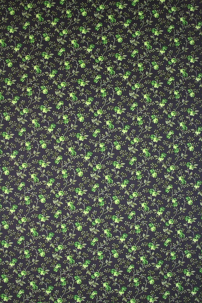 Green and Black Flower Wallpaper - Romantic Wallpaper