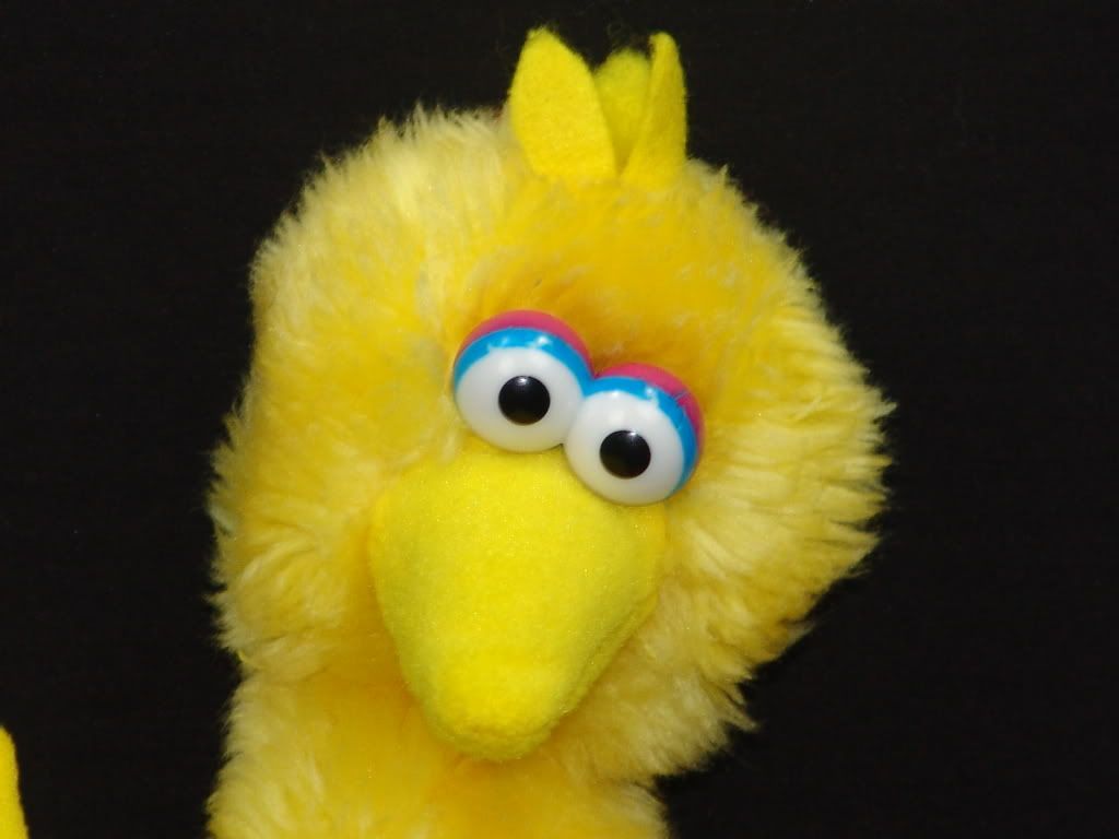 Sesame Street Big Bird Plastic Eyes Nanco 2003 Plush Stuffed ...