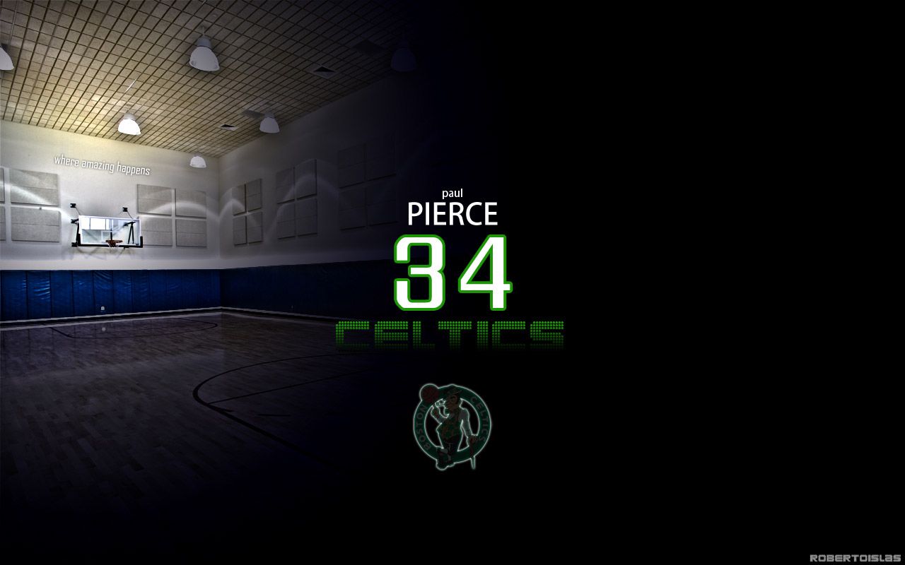 Paul Pierce Number 34 Widescreen Wallpaper | Basketball Wallpapers ...