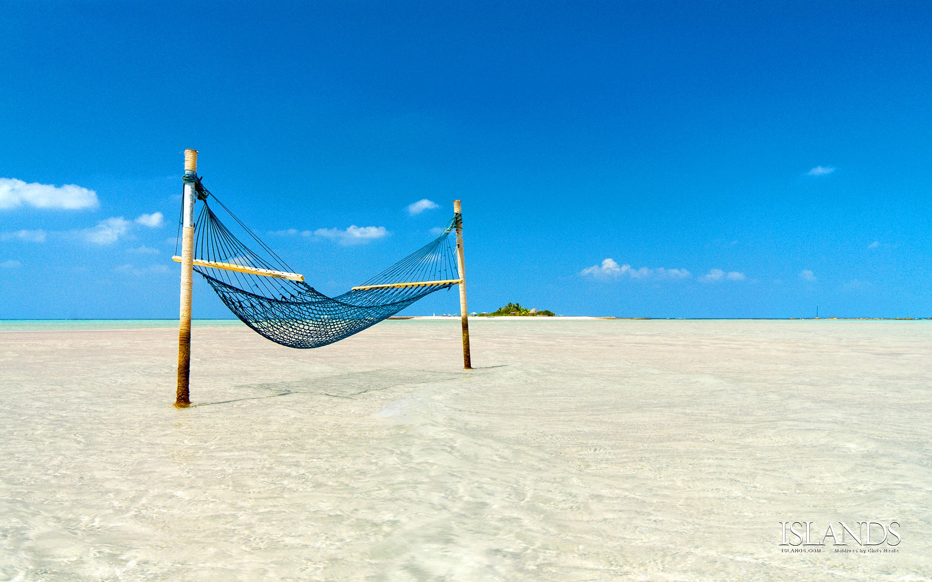 Wallpaper, hammock, beach, maldives, desktop, large (#213764)