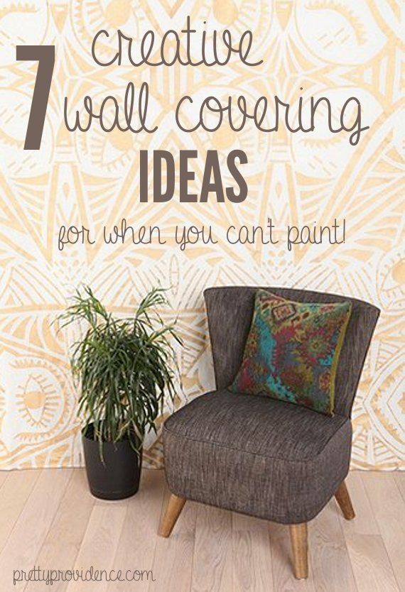 temporary wall coverings: 7 great ideas for when you can't paint ...