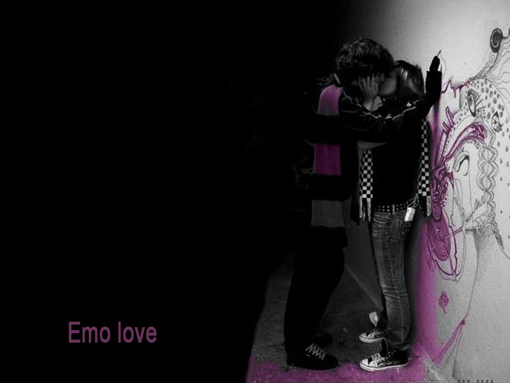 Love Emo Wallpaper - Desktop Backgrounds