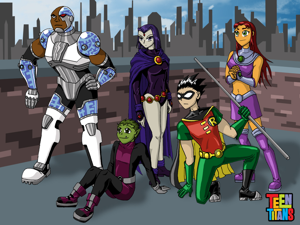 Teen Titans Wallpaper by mystryl shada on DeviantArt
