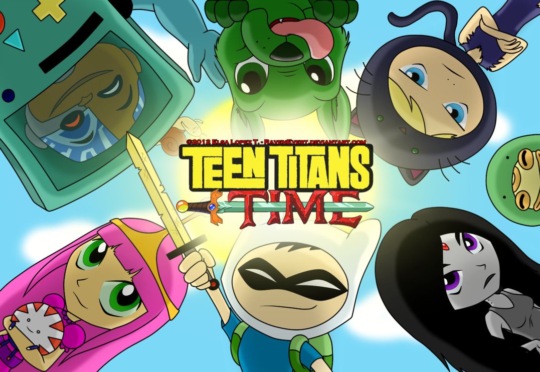 Teen Titans Time - Wallpaper by RavenEvert on DeviantArt